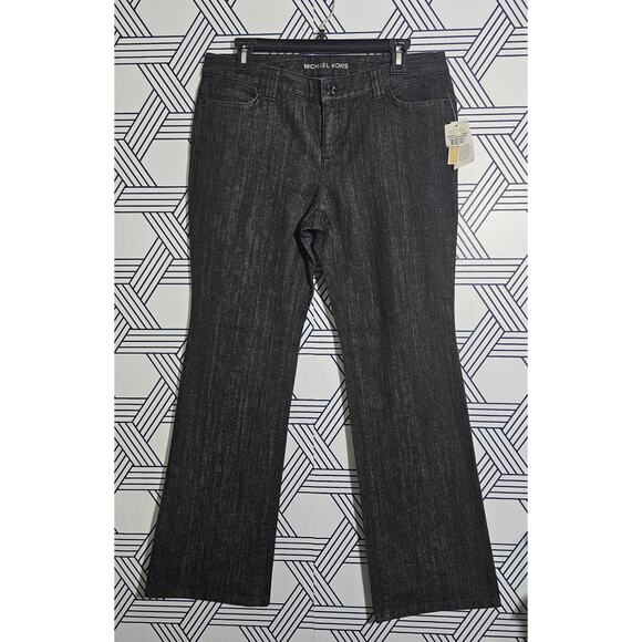 NWT Michael Kors Womens Low Rise Bootcut Jeans size 10P - Picture 1 of 6